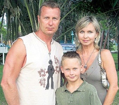 Олег Штефанко с бывшей женой Ларисой и сыном фото