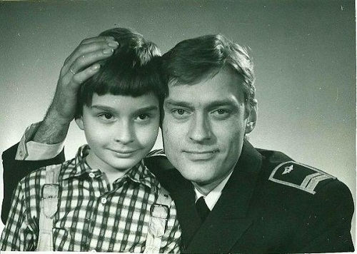 Борис Щербаков с сыном