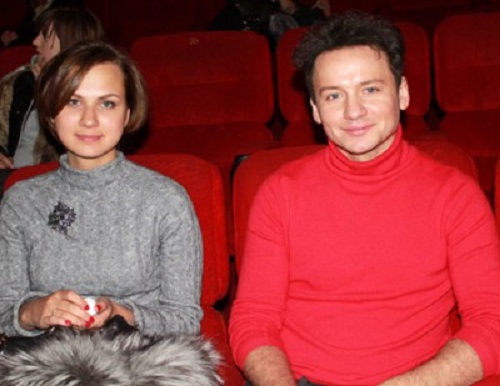 Александр Олешко с женой Ольгой Беловой фото