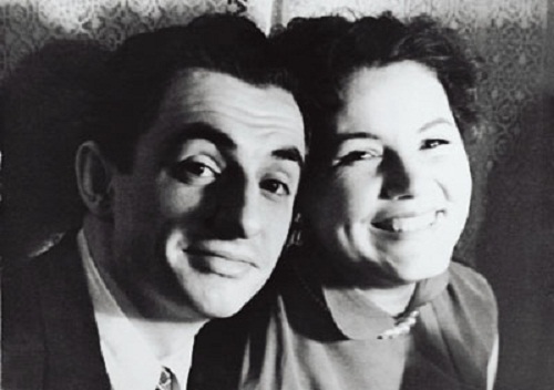 Марк Захаров с женой Ниной Лапшиновой в молодости