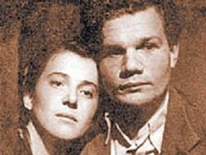 Михаил Пуговкин с первой женой Надеждой Надеждиной
